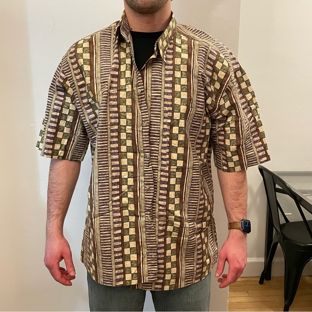 Vintage Men's Button-Up - Picture 2 of 2